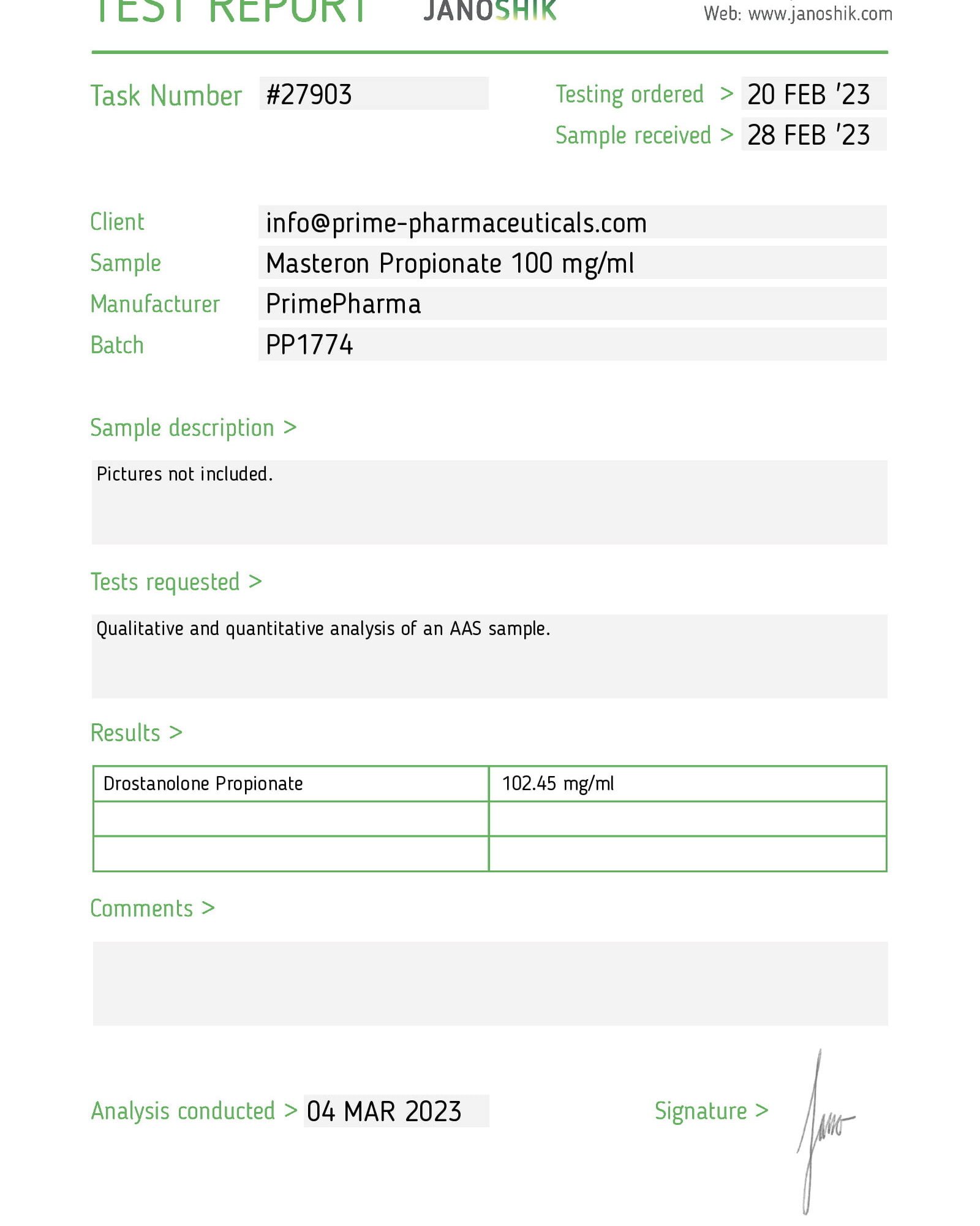 Masteron Propionate kopen