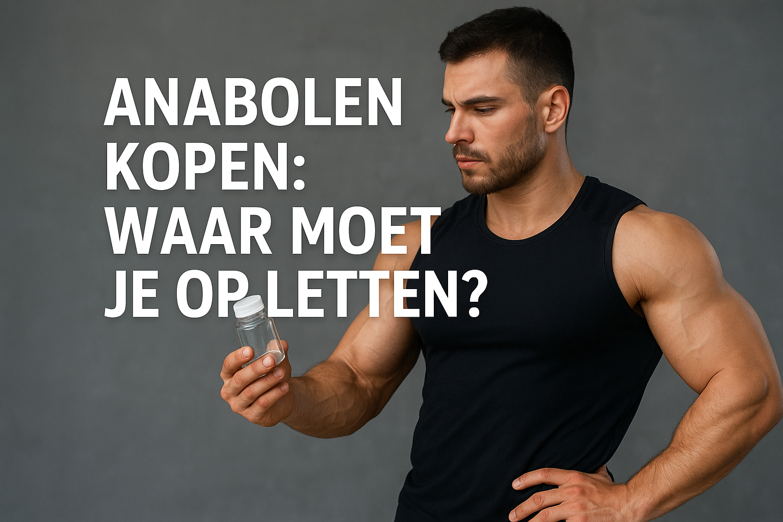 Anabolen kopen: Waar moet je op letten?