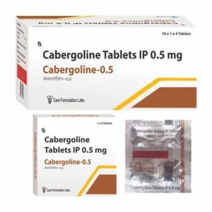 Doos cabergoline 40x 0.5mg SUPER SALE (exp 2026 blijven bruikbaar)